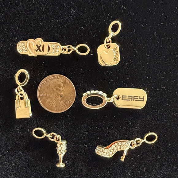 Effy 6 - Elegant Gold and Crystal Pendants/Charms - Picture 9 of 9
